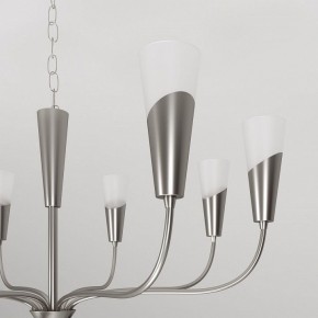 Подвесная люстра Eurosvet Rhyton 60167/8 никель в Краснокамске - krasnokamsk.ok-mebel.com | фото 8