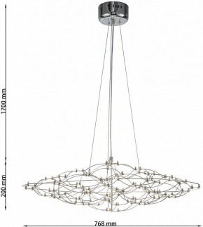 Подвесная люстра Favourite Thinner 4305-8P в Краснокамске - krasnokamsk.ok-mebel.com | фото 5