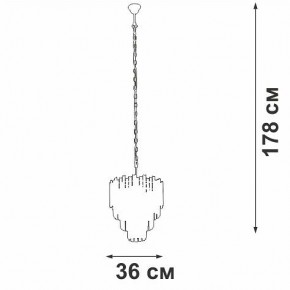 Подвесная люстра Vitaluce V58470 V58470-8/5 в Краснокамске - krasnokamsk.ok-mebel.com | фото 4