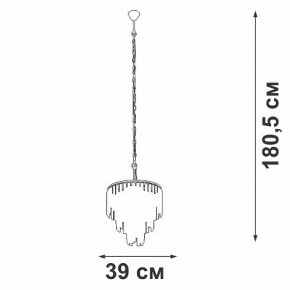 Подвесная люстра Vitaluce V5867 V5867-8/10 в Краснокамске - krasnokamsk.ok-mebel.com | фото 5