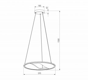 Подвесной светильник Eurosvet Occhio 40027/1 LED серый в Краснокамске - krasnokamsk.ok-mebel.com | фото 5