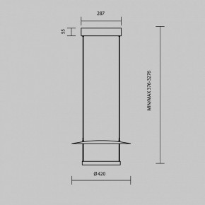 Подвесной светильник Maytoni Ambience MOD280PL-L23B3K1 в Краснокамске - krasnokamsk.ok-mebel.com | фото 4