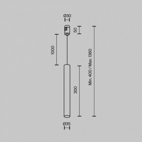 Подвесной светильник Maytoni Focus Led TR155-1-5W3K-BS в Краснокамске - krasnokamsk.ok-mebel.com | фото 4