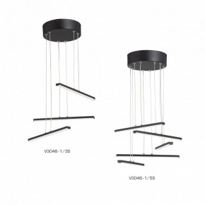 Подвесной светильник Vitaluce V3046 V3046-1/5S в Краснокамске - krasnokamsk.ok-mebel.com | фото 3