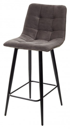 Полубарный стул CHILLI-QB графит #14, велюр / черный каркас (H=66cm) М-City в Краснокамске - krasnokamsk.ok-mebel.com | фото 1