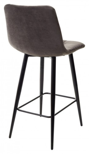 Полубарный стул CHILLI-QB графит #14, велюр / черный каркас (H=66cm) М-City в Краснокамске - krasnokamsk.ok-mebel.com | фото 4