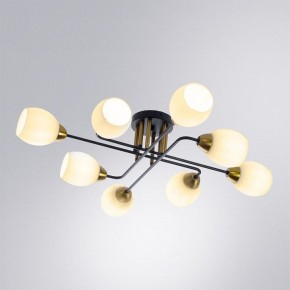Потолочная люстра Arte Lamp Andrea A8141PL-8BK в Краснокамске - krasnokamsk.ok-mebel.com | фото 2
