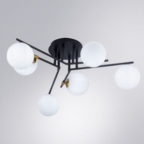 Потолочная люстра Arte Lamp Gemini A2243PL-6BK в Краснокамске - krasnokamsk.ok-mebel.com | фото 2