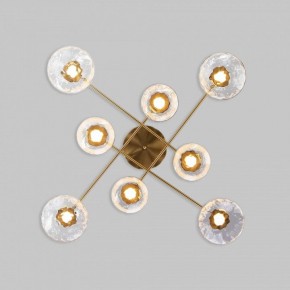 Потолочная люстра Eurosvet Ripple 50389 LED латунь в Краснокамске - krasnokamsk.ok-mebel.com | фото 3