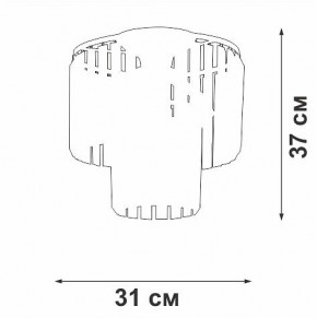 Потолочная люстра Vitaluce V5155 V5155-1/4PL в Краснокамске - krasnokamsk.ok-mebel.com | фото 4