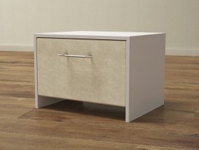 PROxSON Тумба Varna (ЛДСП Белая+ткань Белый/Savana Milk (молочный)) 51x40 в Краснокамске - krasnokamsk.ok-mebel.com | фото