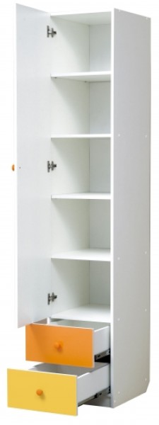 Шкаф 1-но дверный с ящиками Радуга (400) в Краснокамске - krasnokamsk.ok-mebel.com | фото 2