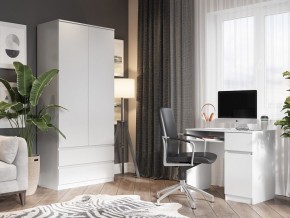 Шкаф 2-ств. с 2 ящиками "Бьянко" в Краснокамске - krasnokamsk.ok-mebel.com | фото 4