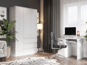 Шкаф 3-ств. с 3 ящиками "Бьянко" в Краснокамске - krasnokamsk.ok-mebel.com | фото 4