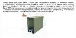 Шкаф-купе 1500 серии NEW CLASSIC K2+K2+B2+PL2(2 ящика+1 штанга+1 полка) профиль «Капучино» в Краснокамске - krasnokamsk.ok-mebel.com | фото 17