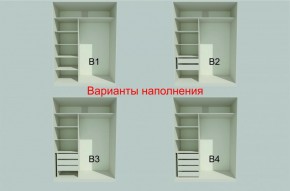 Шкаф-купе 1700 серии NEW CLASSIC K3+K3+B2+PL1 (2 ящика+1 штанга) профиль «Капучино» в Краснокамске - krasnokamsk.ok-mebel.com | фото 7