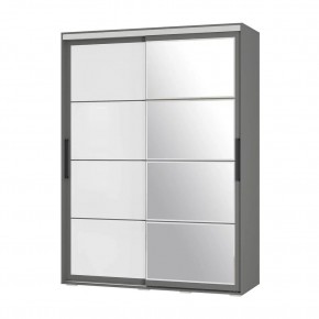 Шкаф-купе Крафт-6 1.6 м ШКК-06 (графит) в Краснокамске - krasnokamsk.ok-mebel.com | фото 3