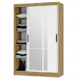 Шкаф-купе Тайм ШКК-03 (крафт/белый) в Краснокамске - krasnokamsk.ok-mebel.com | фото 3