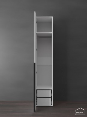 Шкаф Linnea MHR-1-3 2050х400х510 (Белый-М 11.1.1) в Краснокамске - krasnokamsk.ok-mebel.com | фото 6