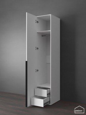 Шкаф Linnea MHR-1-3 2050х400х510 (Белый-М 11.1.1) в Краснокамске - krasnokamsk.ok-mebel.com | фото 7