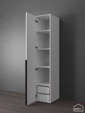 Шкаф Linnea MHR-1-4 2050х400х510 (Белый-М 11.1.1) в Краснокамске - krasnokamsk.ok-mebel.com | фото 5