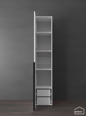 Шкаф Linnea MHR-1-4 2050х400х510 (Белый-М 11.1.1) в Краснокамске - krasnokamsk.ok-mebel.com | фото 7