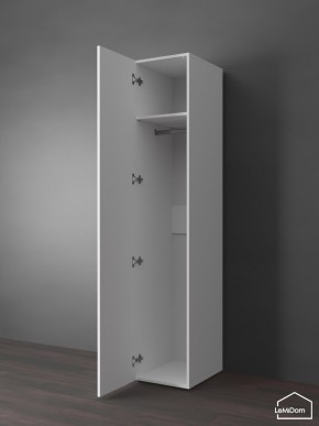 Шкаф Linnea MHR-1PO 2050х400х510 (Белый-М 11.1.2) в Краснокамске - krasnokamsk.ok-mebel.com | фото 4