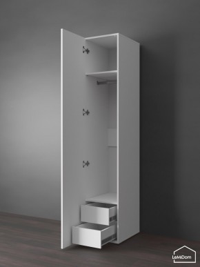 Шкаф Linnea MHR-1PO-3 2050х400х510 (Белый-М 11.1.2) в Краснокамске - krasnokamsk.ok-mebel.com | фото 5