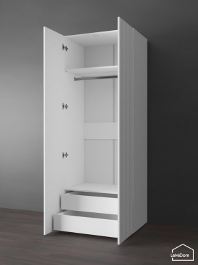 Шкаф Linnea MHR-2PO-3 2050х800х510 (Белый-М 11.1.2) в Краснокамске - krasnokamsk.ok-mebel.com | фото 5