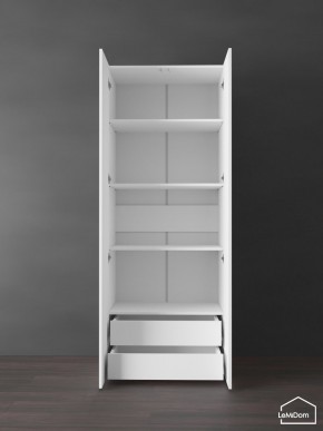 Шкаф Linnea MHR-2PO-4 2050х800х510 (Белый-М 11.1.1) в Краснокамске - krasnokamsk.ok-mebel.com | фото 6
