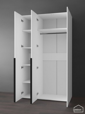Шкаф Linnea MHR-3-1 2050х1200х510 (Белый-М 11.1.2) в Краснокамске - krasnokamsk.ok-mebel.com | фото 5