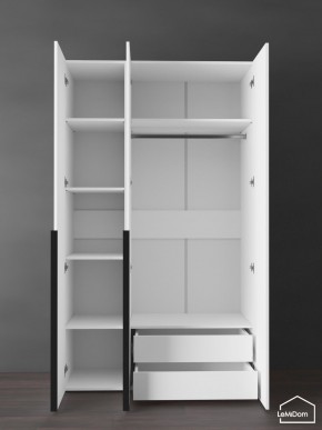 Шкаф Linnea MHR-3-2 2050х1200х510 (Белый-М 11.1.2) в Краснокамске - krasnokamsk.ok-mebel.com | фото 6