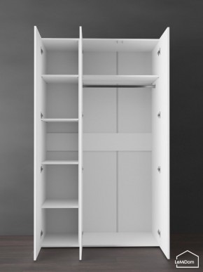 Шкаф Linnea MHR-3PO-1 2050х1200х510 (Белый-М 11.1.1) в Краснокамске - krasnokamsk.ok-mebel.com | фото 5