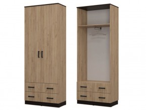 Шкаф «ЛОФТ» для одежды с 2-я ящиками в Краснокамске - krasnokamsk.ok-mebel.com | фото 2