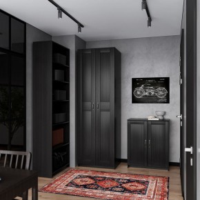 Шкаф МАКС двухстворчатый, цвет Дуб Венге в Краснокамске - krasnokamsk.ok-mebel.com | фото 4