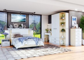 Шкаф "Милана" 2-х створчатый с 2 ящиками в Краснокамске - krasnokamsk.ok-mebel.com | фото 2