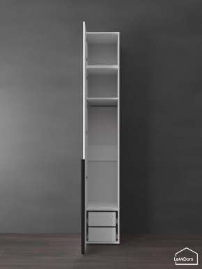 Шкаф с антресолью Linnea MHR-1A-3 2450х400х510 (Белый-М 11.1.1) в Краснокамске - krasnokamsk.ok-mebel.com | фото 5