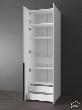 Шкаф с антресолью Linnea MHR-2A-4 2450х800х510 (Белый-М 11.1.1) в Краснокамске - krasnokamsk.ok-mebel.com | фото 5