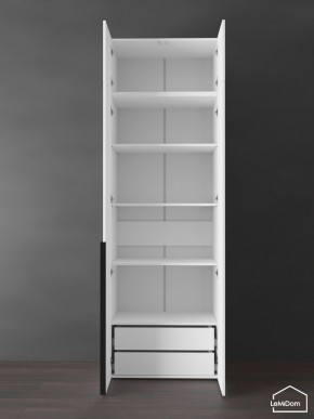 Шкаф с антресолью Linnea MHR-2A-4 2450х800х510 (Белый-М 11.1.1) в Краснокамске - krasnokamsk.ok-mebel.com | фото 6