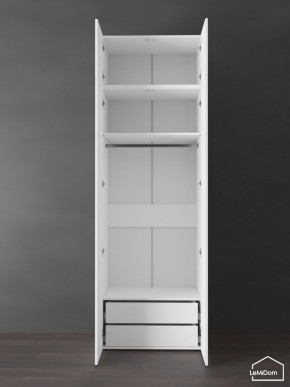 Шкаф с антресолью Linnea MHR-2POA-3 2450х800х510 (Белый-М 11.1.1) в Краснокамске - krasnokamsk.ok-mebel.com | фото 5