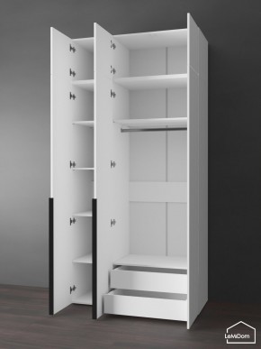 Шкаф с антресолью Linnea MHR-3A-2 2450х1200х510 (Белый-М 11.1.2) в Краснокамске - krasnokamsk.ok-mebel.com | фото 5