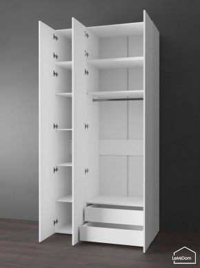 Шкаф с антресолью Linnea MHR-3POA-2 2450х1200х510 (Белый-М 11.1.1) в Краснокамске - krasnokamsk.ok-mebel.com | фото 5