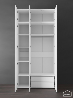 Шкаф с антресолью Linnea MHR-3POA-2 2450х1200х510 (Белый-М 11.1.1) в Краснокамске - krasnokamsk.ok-mebel.com | фото 6