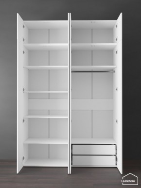 Шкаф с антресолью Linnea MHR-4POA-2 2450х1600х510 (Белый-М 11.1.1) в Краснокамске - krasnokamsk.ok-mebel.com | фото 5