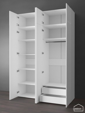 Шкаф с антресолью Linnea MHR-4POA-2 2450х1600х510 (Белый-М 11.1.2) в Краснокамске - krasnokamsk.ok-mebel.com | фото 6