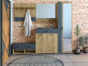 Шкаф ун-й с зеркалом НКМ Бостон Секция 5 в Краснокамске - krasnokamsk.ok-mebel.com | фото 2
