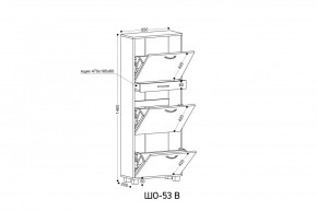 ШО-53 В тумба для обуви в Краснокамске - krasnokamsk.ok-mebel.com | фото 3