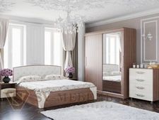 Спальный гарнитур Лагуна 7 со шкафом Квадро в Краснокамске - krasnokamsk.ok-mebel.com | фото 1