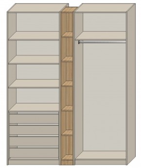 Спальня Серый камень + Кровать (серии «ГЕСТИЯ») в Краснокамске - krasnokamsk.ok-mebel.com | фото 7