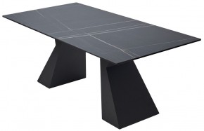 Стол БОГАРТ 200 TITANIUM BLACK PULIDO, керамика / Черный М-City в Краснокамске - krasnokamsk.ok-mebel.com | фото 5